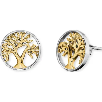 Náušnice Engelsrufer Ear Studs Tree of Life ERE-LILTREE-BIG