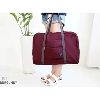 Cestovní taška Skládací cestovní taška pro ženy | příruční taška - červená