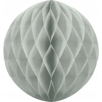 Obraz Papírová koule Honeycomb šedá stříbrná 20 cm
