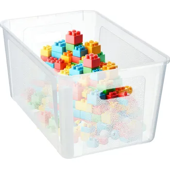 Úložný box Plastový box s víkem Kadax Multibox 17 l průhledný