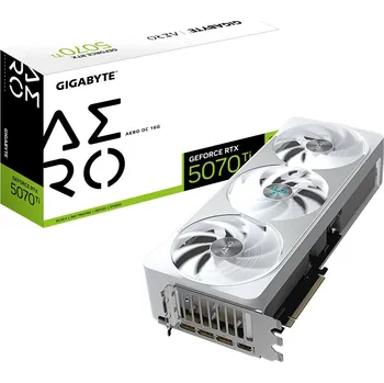 Grafická karta Gigabyte GeForce RTX 5070 Ti Aero OC 16 GB (GV-N507TAERO OC-16GD)