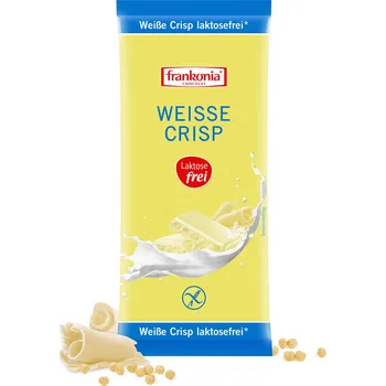 FRANKONIA BÍLÁ ČOKOLÁDA S KŘUPINKAMI BEZ LAKTÓZY 100g NĚMECKO!