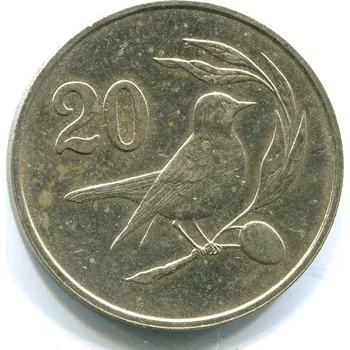 Sběratelství KYPR. 20 cents 1983.