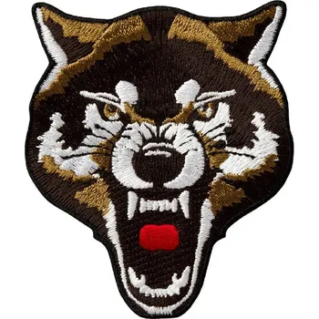 Nášivka Nažehlovačka vlčí hlava, vlk Monoquick