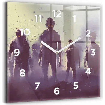 Hodiny Nástěnné hodiny Wallfluent černé 30 cm