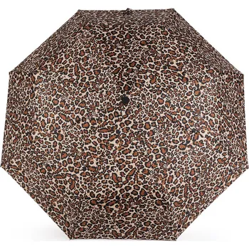 Deštník Dámský skládací vystřelovací deštník Varianta: 5 béžová světlá, Balení: 1 ks