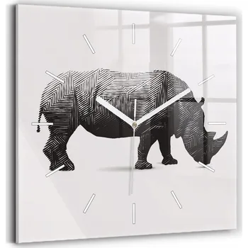 Hodiny Nástěnné hodiny Wallfluent černé 30 cm