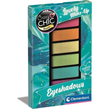Paletka dekorativní kosmetiky crazy chic teen make-up eyes tropical vibe paletka očních stínů