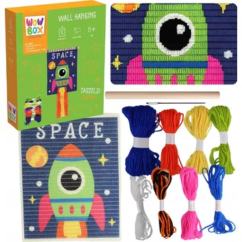 kreativní sada Wow Box Makramé Raketa Sada na vyšívání, kreativní zábava DIY