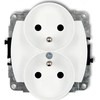 Elektrická zásuvka Bílá nástěnná Elektrická Zásuvka Karlik