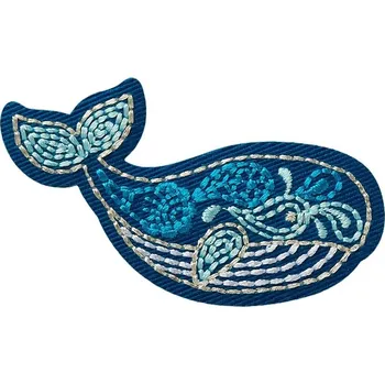 Nášivka Nažehlovačka velryba 7 x 3,5 cm Monoquick