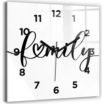 Hodiny Nástěnné hodiny Wallfluent bílé 30 cm