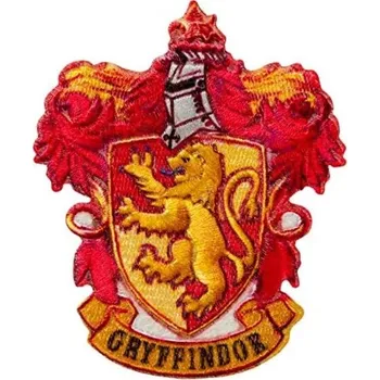 Nášivka Monoquick znak Nebelvíru Harry Potter 6 x 7,5 cm