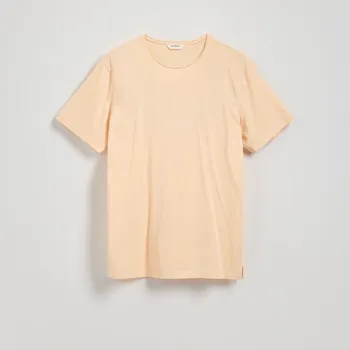 Pánské tričko Reserved - Bavlněné tričko střihu regular - broskvová - 422EF-24X - 422EF-24X-L