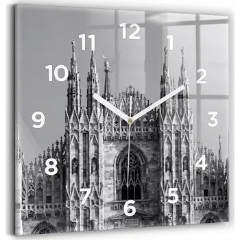 Hodiny Nástěnné hodiny Wallfluent černé 30 cm