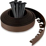 UNIGARDIA SMART neviditelný plastový obrubník, výška 5 cm, barva hnědá Délka: 10 m + 30 kolíků