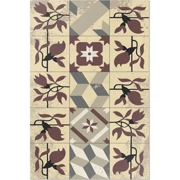 Koberec Koberec Vinyl pro dům Rozměr: 120 x 180 cm Magnolie dlaždice vzorovaná mozaika