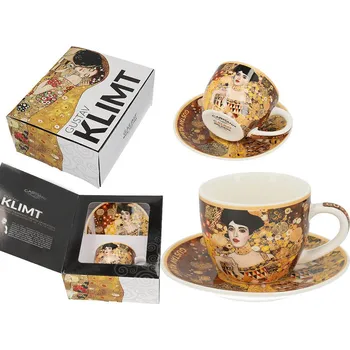 Carmani Šálek s podšálkem Gustav Klimt Adele Bloch 80 ml