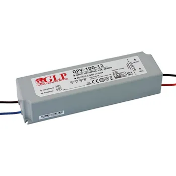 Napájecí zdroj pro osvětlení DELTA Napájecí zdroj LED 12V 100W GPV nestmívatelný IP67 12391