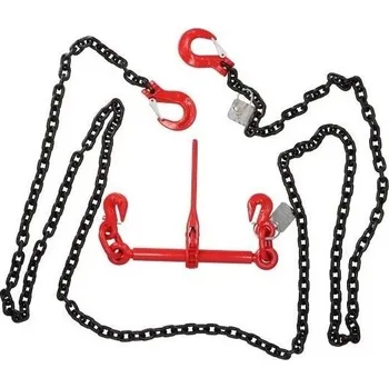 Upínací popruh Řetěz vázací s háky 4T/5M - průměr oka 8mm