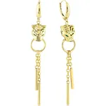 Lillian Vassago Zlaté visací náušnice na patent Tygr LLV22-GER158Y