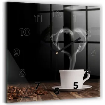 Hodiny Nástěnné hodiny Wallfluent černé 30 cm