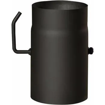 Kouřovod Roura kouřová s klap.130mm/ 250 t.1,5mm ČER