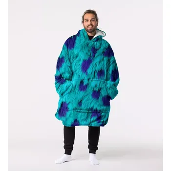 Dětská deka Blue Monster Huggie - Mikinová deka