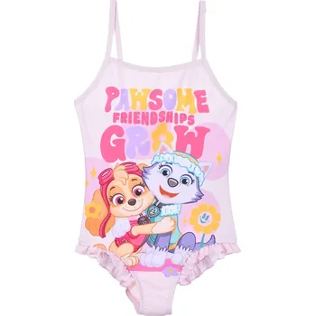 Dívčí plavky Světle růžové dívčí plavky Paw Patrol - Skye a Everest Velikost: 98