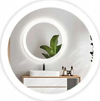 Zrcadlo ZRCADLO KULATÉ 80 cm Galaxy LED s elegantním podsvícením