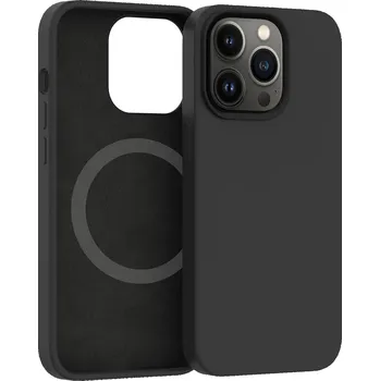 Pouzdro na mobilní telefon ER POWER Silikonový kryt CARNEVAL SNAP pro iPhone 13 Pro Max s MagSafe - Černá