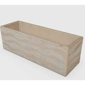 Květináč Betonový květináč Sandra BDA 120/40/40 Sandra bez trysk.vlnka