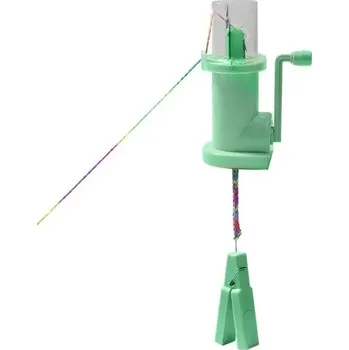 Ruční pletací stroj na přízi | Stroj na pletení lana a příze (Kopírovat) - zelený, M