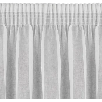 Bílo-ocelový závěs na pásce GLORI 140x270 cm