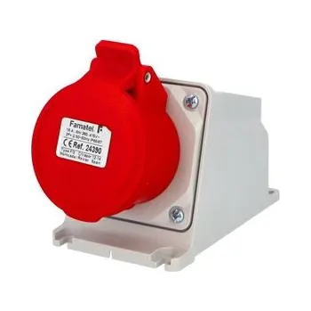 Elektrická zásuvka Famatel Zásuvka nástěnná 24390 IP67/400V/16A/4P 6h - SpeedPRO