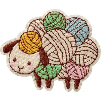 Nášivka Nažehlovačka ovečka s klubíčky Monoquick