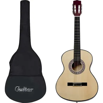 Klasická kytara 8dílný set klasická kytara pro začátečníky černá 3/4 36''