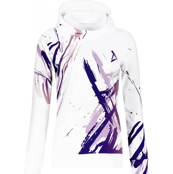 Dámská mikina Dámská funkční mikina premium ALTISPORT VOJ/ALW074MI01 BÍLÁ-FIALOVÁ XXL
