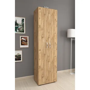 Šatní skříň Policová skříň 2D SOFT 5 barva borovice