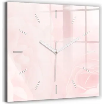 Hodiny Nástěnné hodiny Wallfluent růžové 30 cm