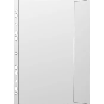 Obal závěsný B4 s klopou 110 micronů 50 ks průhledný matný