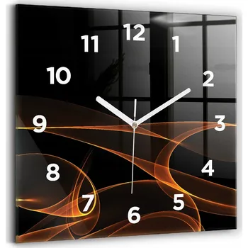 Hodiny Nástěnné hodiny Wallfluent černé 30 cm