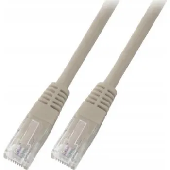 Síťový kabel Křížený patch kabel UTP kat. 5e šedý 1m PVC PC-5EUTPPVC-GY1