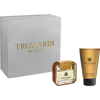 Kosmetická sada Trussardi My Land Dárková sada, Toaletní voda EDT 50ml + sprchový gel 100ml