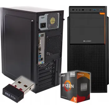 Stolní počítač Pix ProTask Počítač Ryzen 5 32GB DDR4 512GB NVMe Win11 Výkonný Stolní PC