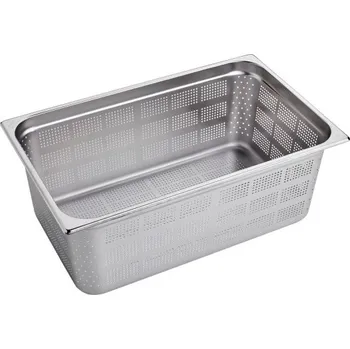 Gastronádoba děrovaná GN 1/1 - 200 nerezová | REDFOX - GND 1/1-2