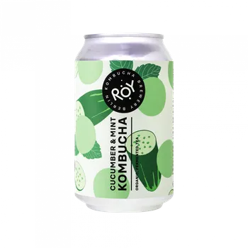 Limonáda ROY kombucha kombucha okurka a máta BIO - 330 ml