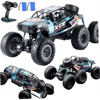 RC model auta MEGA VELKÝ JEEP AUTO TERÉNNÍ AUTO NA DÁLKOVÉ OVLÁDÁNÍ S OVLADAČEM 4x4 RC