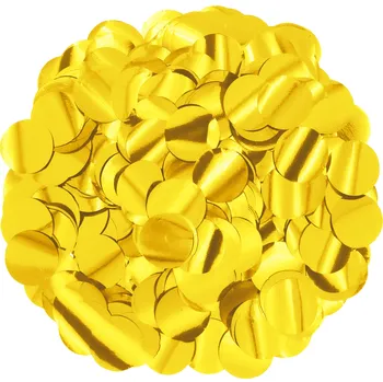 Konfeta Papírové konfety 500 g – zlaté