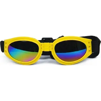 ochranné brýle Brýle pro psa - ochrana proti větru, UV - více barev - žlutá